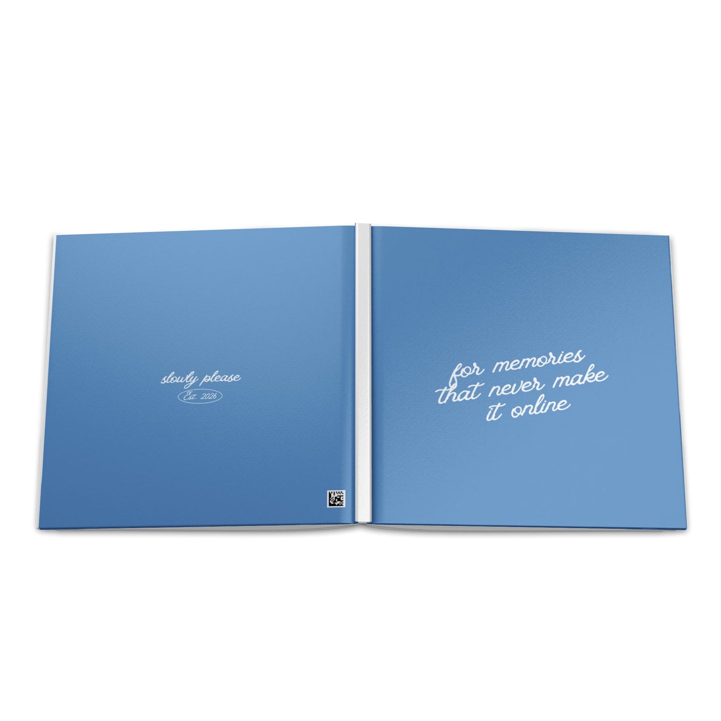 Hardcover Photo Book — "For Memories That Never Make It Online" Keepsake