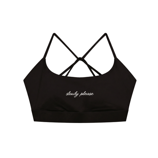 Strappy Criss Cross Yoga Sports Bra - Spls Fitness