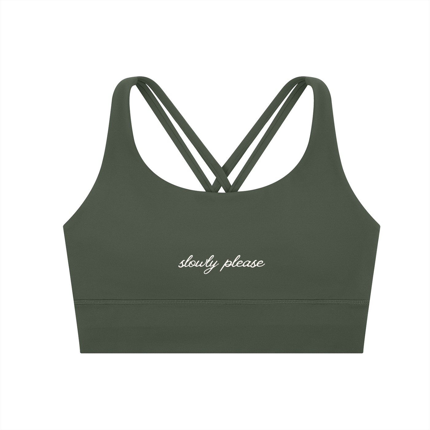 Strappy Criss-Cross Sports Bra - Spls Fitness