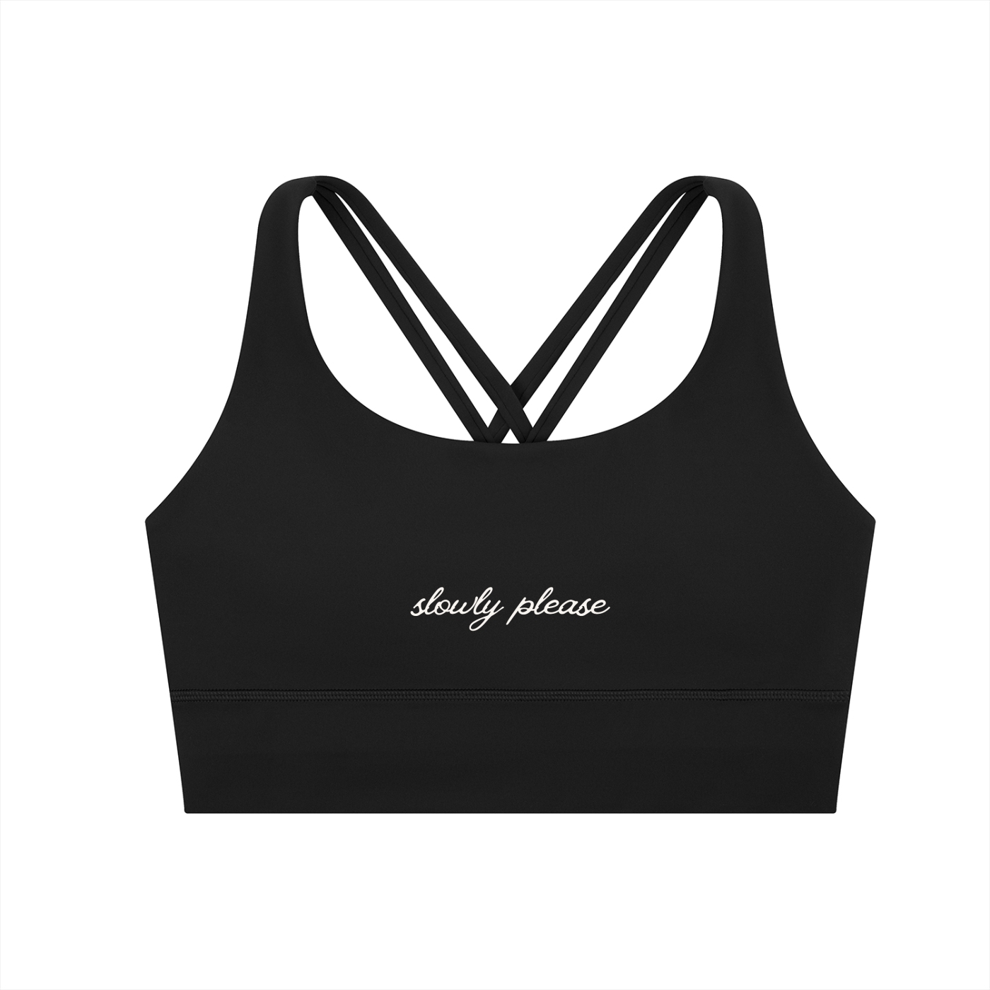 Strappy Criss-Cross Sports Bra - Spls Fitness